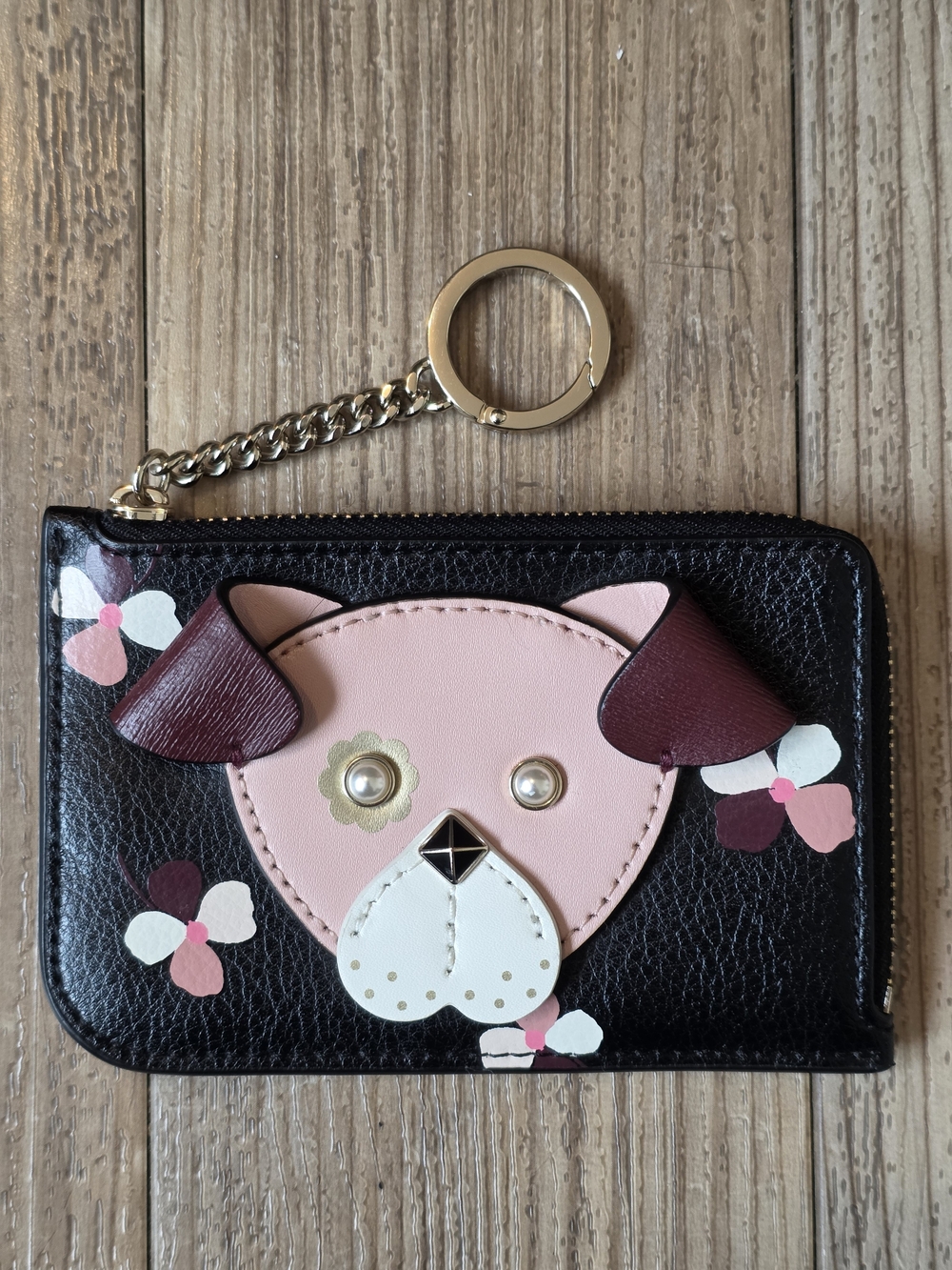 Kate Spade New York Retired Floral Pup EUC